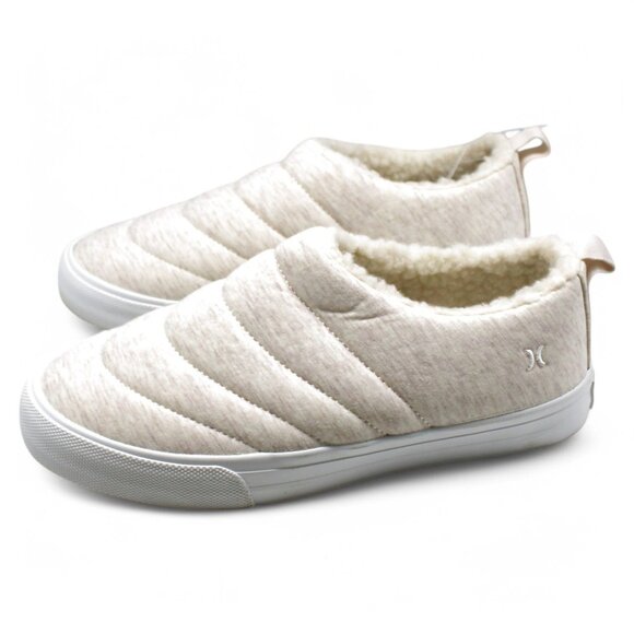 Hurley Arlo Puff Ladies Lined Clog Shoe Beige (Natural) - Picture 6 of 8